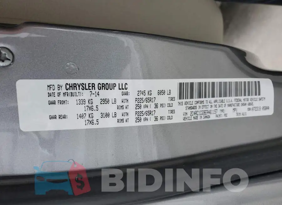 2C4RC1CG9ER461157 Photo# 13