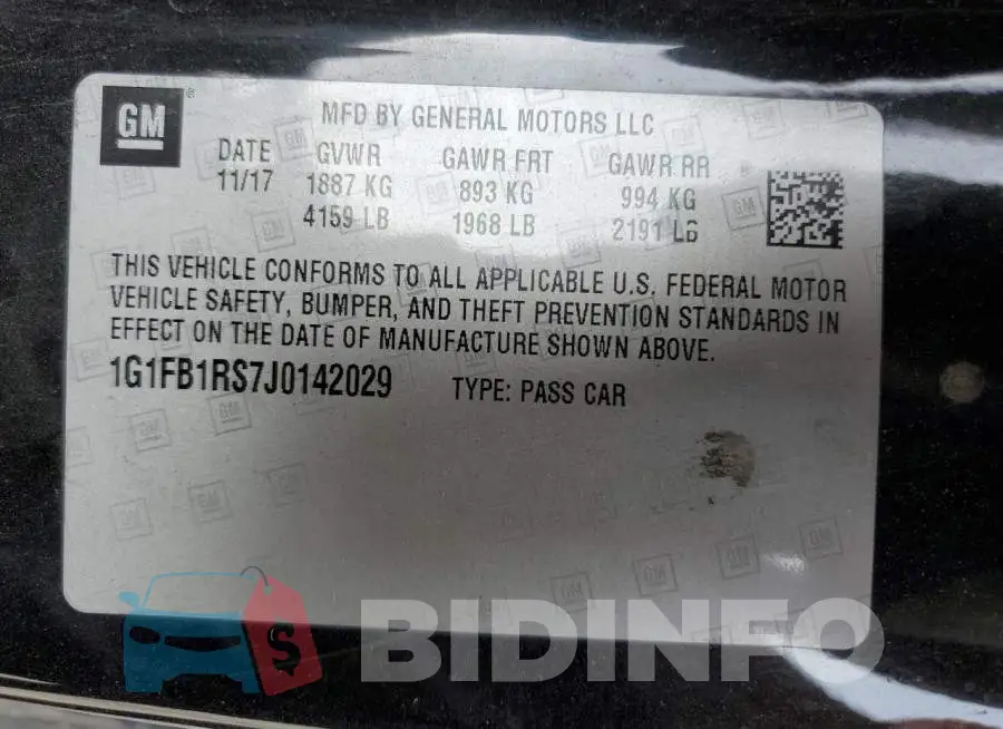 1G1FB1RS7J0142029 Photo# 12
