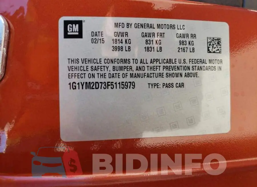 1G1YM2D73F5115979 Photo# 12