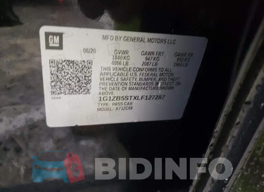 1G1ZB5STXLF127287 Photo# 12