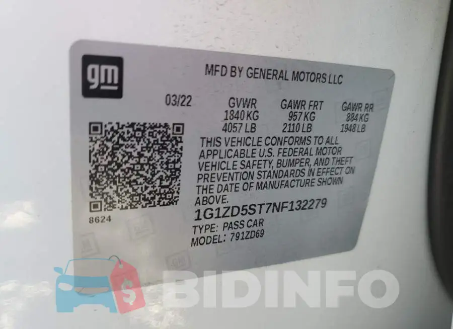 1G1ZD5ST7NF132279 Photo# 12