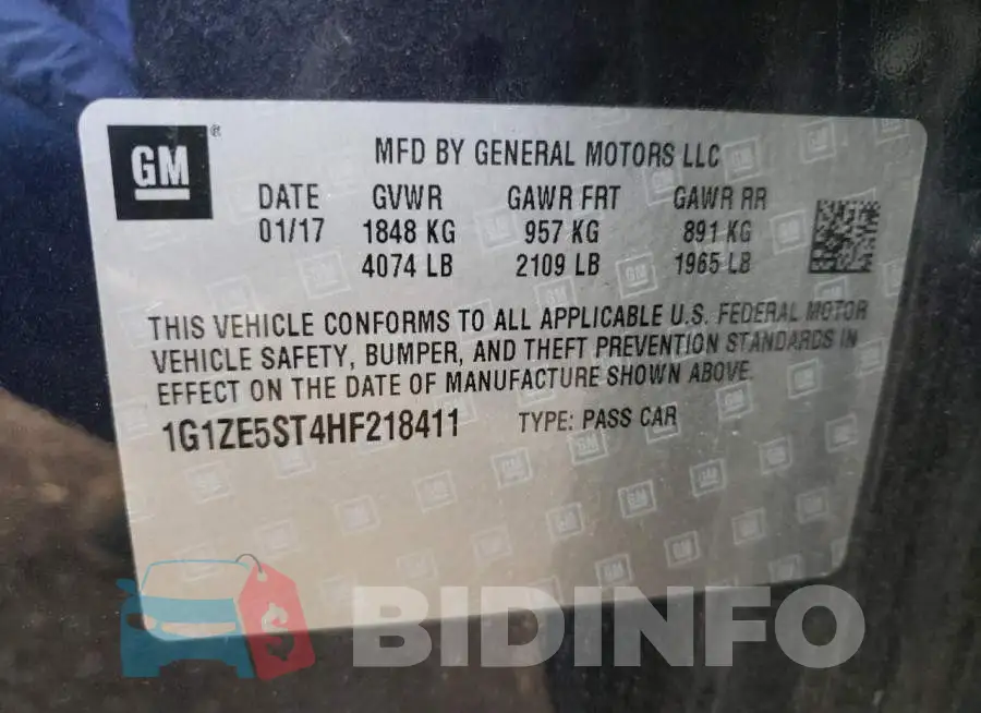 1G1ZE5ST4HF218411 Photo# 10