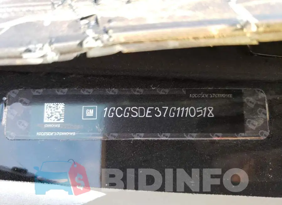1GCGSDE37G1110518 Photo# 13