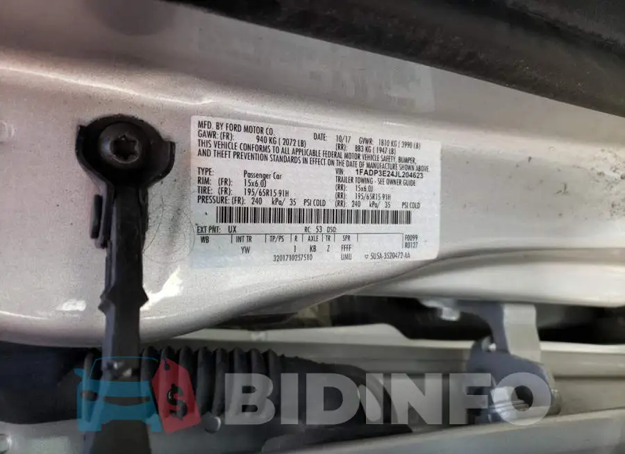 1FADP3E24JL204623 Photo# 12