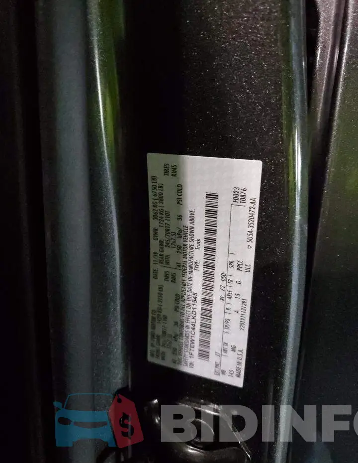 1FTEW1C44LKD11545 Photo# 13