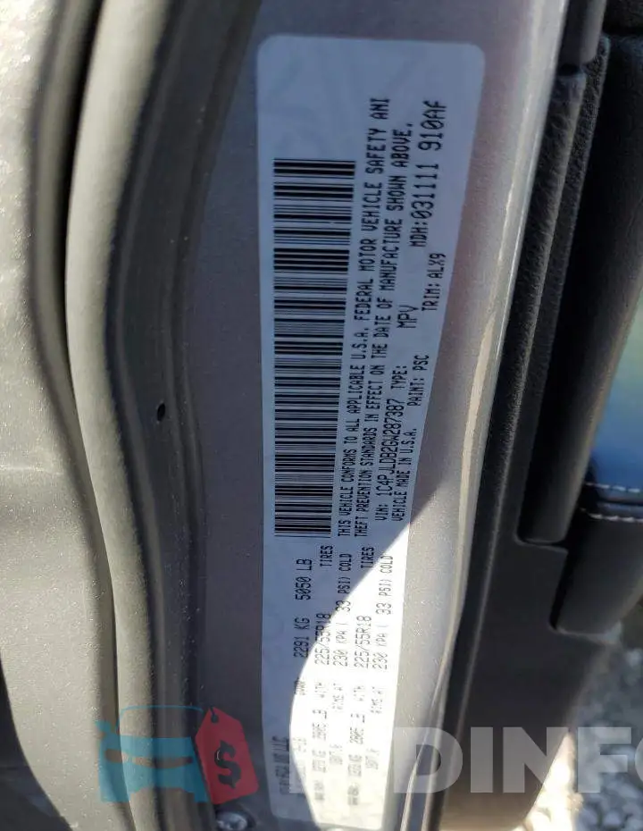 1C4PJLDB2GW287387 Photo# 12