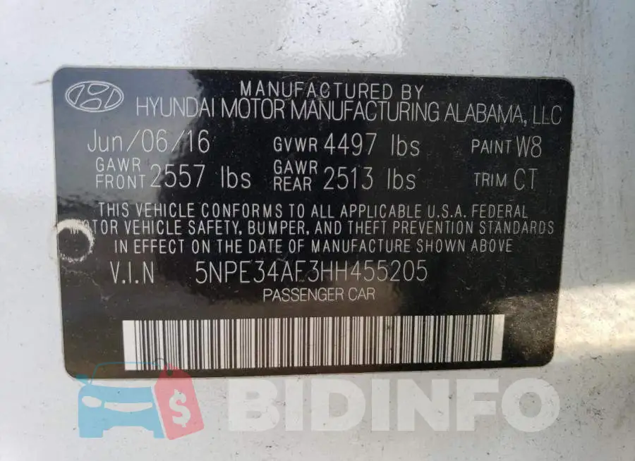 5NPE34AF3HH455205 Photo# 12