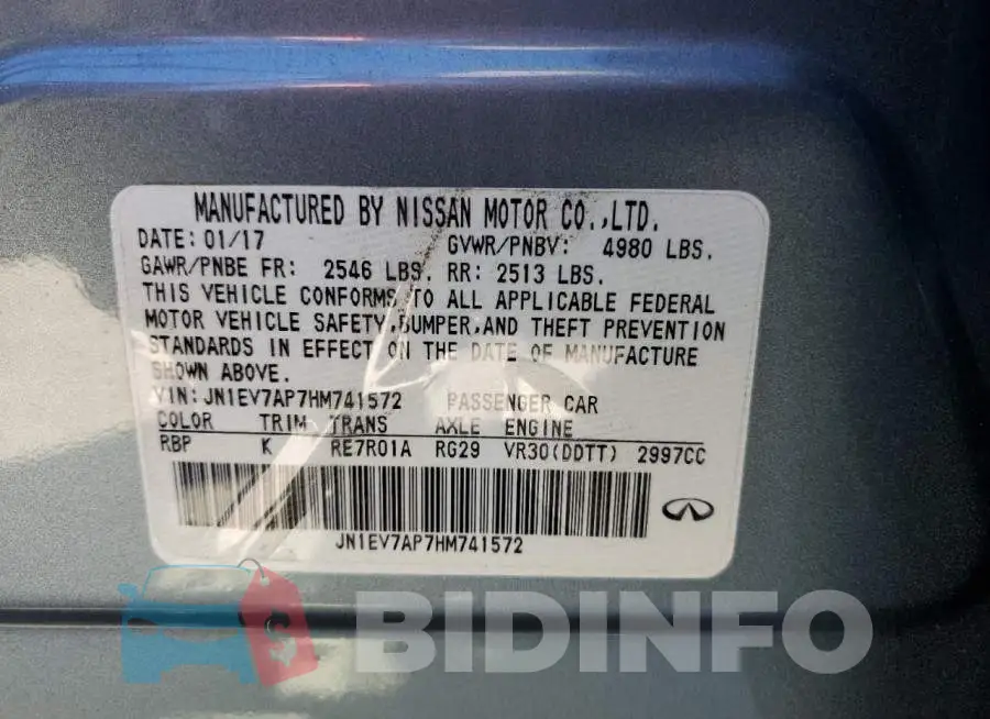 JN1EV7AP7HM741572 Photo# 13