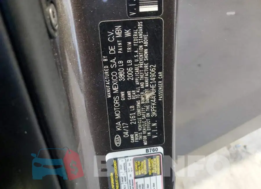 3KPFK4A75HE149062 Photo# 13