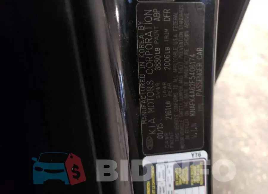 KNAFK4A62F5406174 Photo# 12
