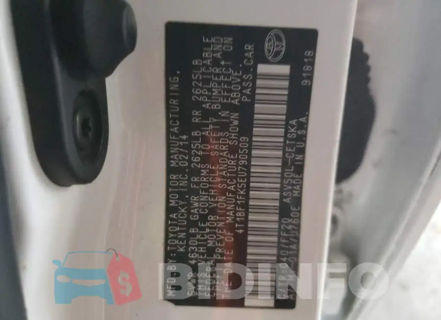 4T1BF1FK5EU790509 Photo# 12