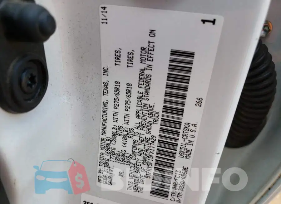 5TFRY5F15FX177429 Photo# 10