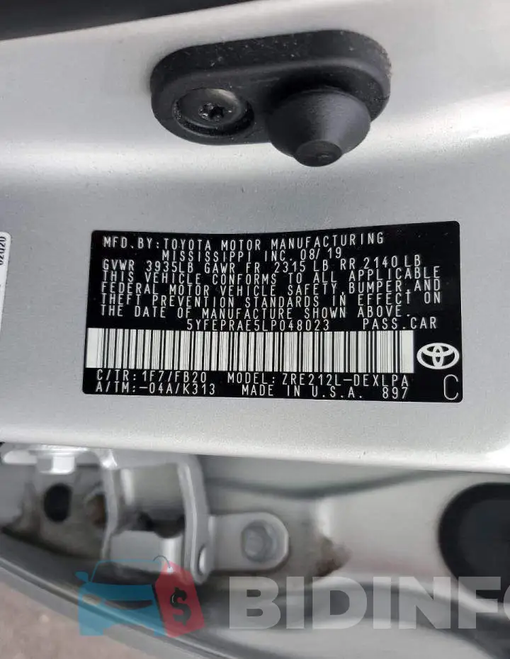 5YFEPRAE5LP048023 Photo# 12