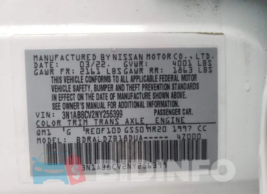 3N1AB8CV2NY256399 Photo# 12
