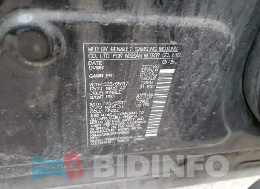KNMAT2MV6FP569691 Photo# 13