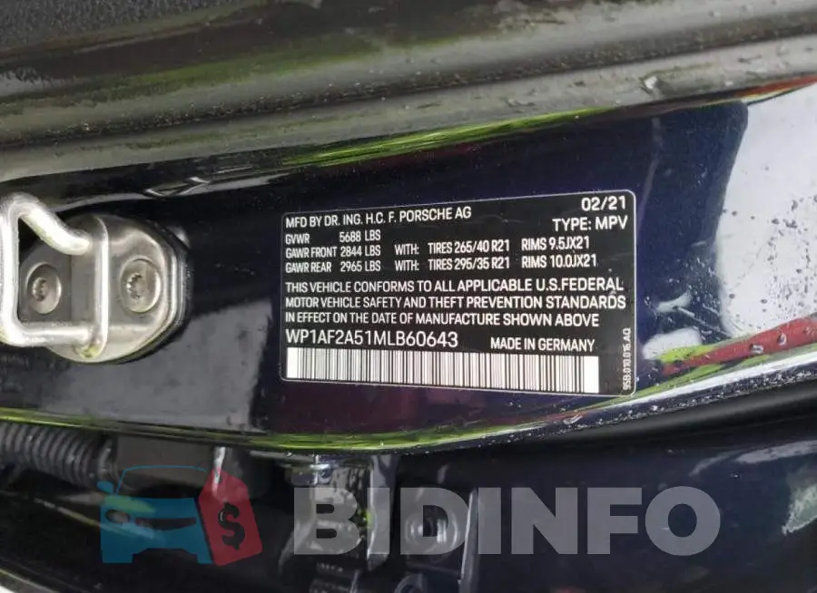 WP1AF2A51MLB60643 Photo# 12