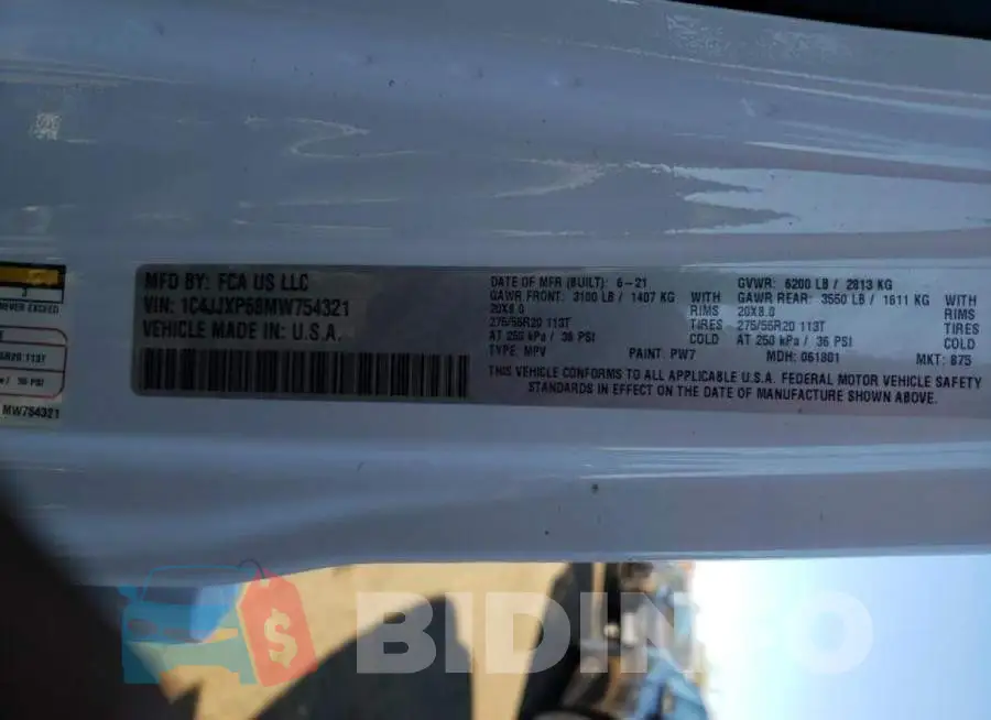 1C4JJXP68MW754321 Photo# 10