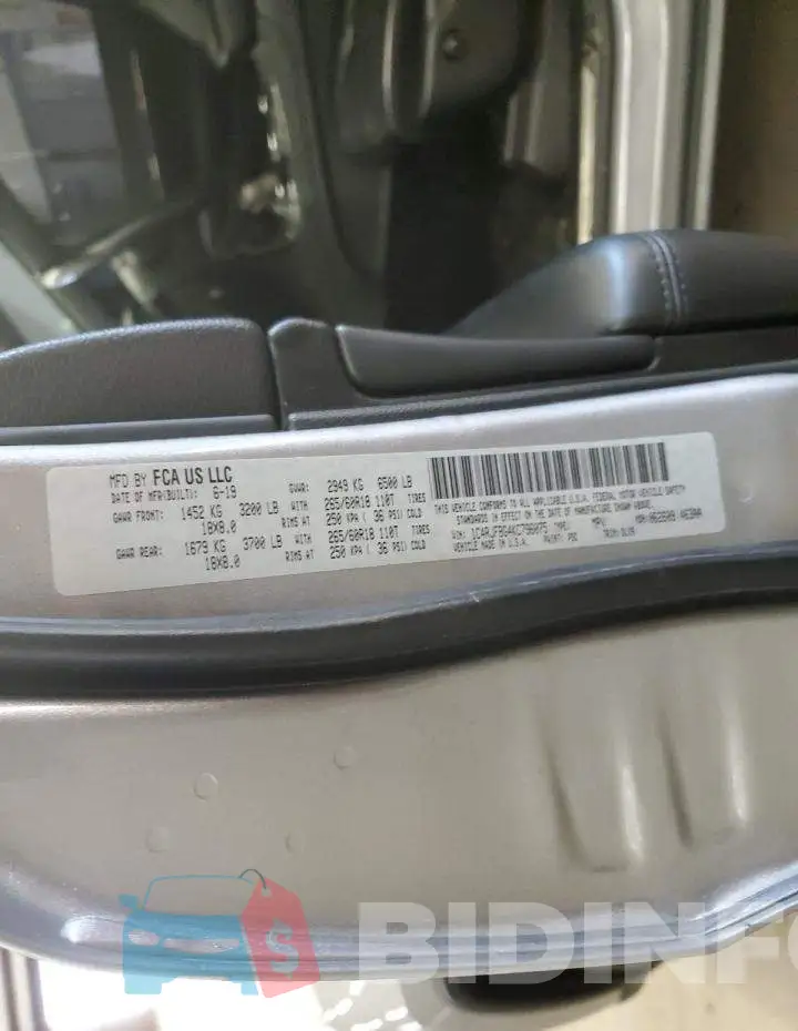1C4RJFBG4KC796075 Photo# 13