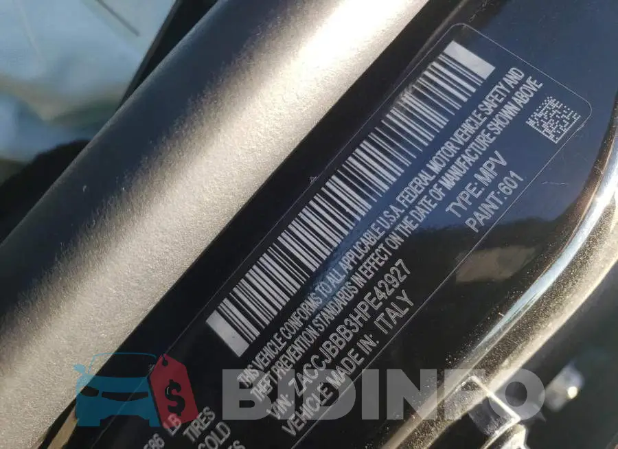 ZACCJBBB3HPE42927 Photo# 10