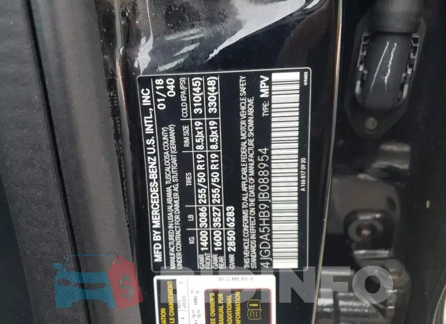 4JGDA5HB9JB088954 Photo# 13