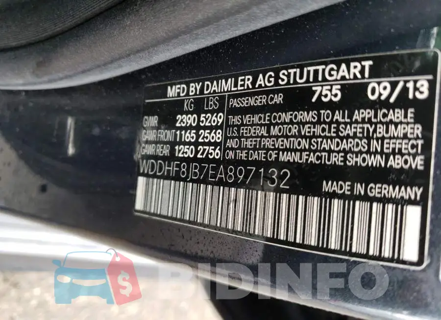 WDDHF8JB7EA897132 Photo# 12
