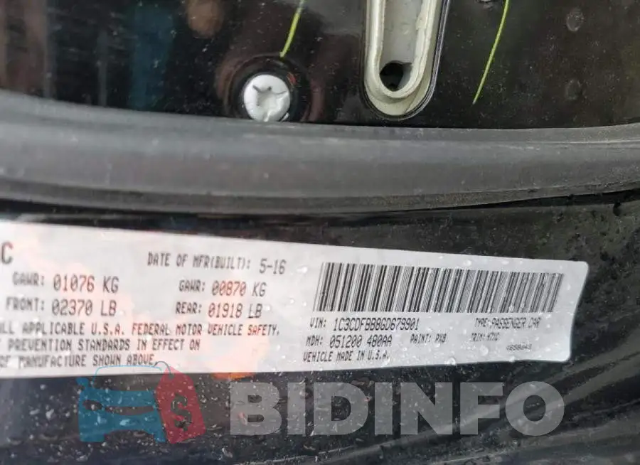 1C3CDFBB8GD679901 Photo# 12