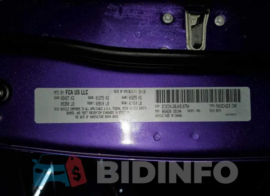 2C3CDXJG8JH316754 Photo# 13