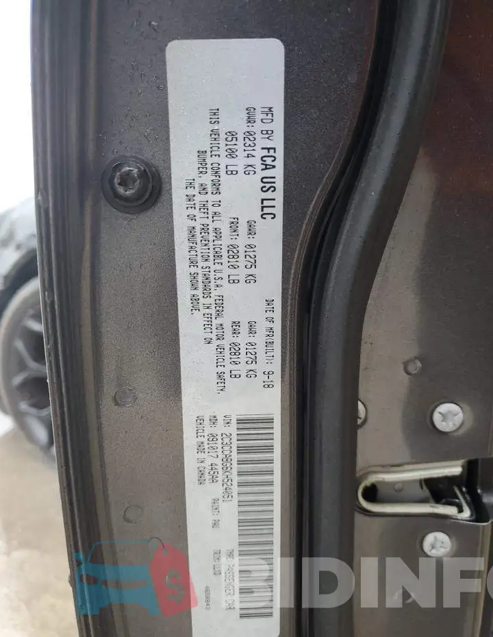 2C3CCABG6KH524051 Photo# 12