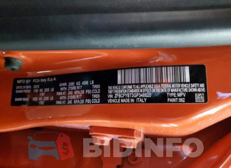 ZFBCFYBT3GP348820 Photo# 13