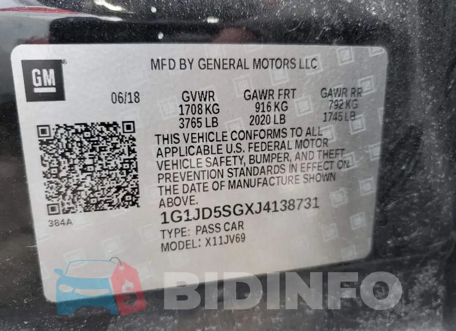 1G1JD5SGXJ4138731 Photo# 13