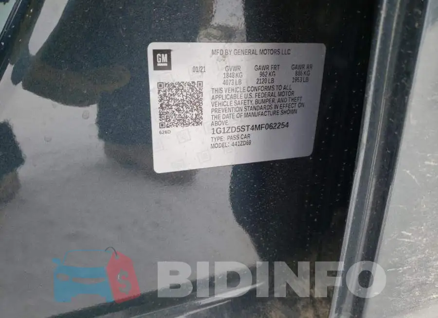 1G1ZD5ST4MF062254 Photo# 12