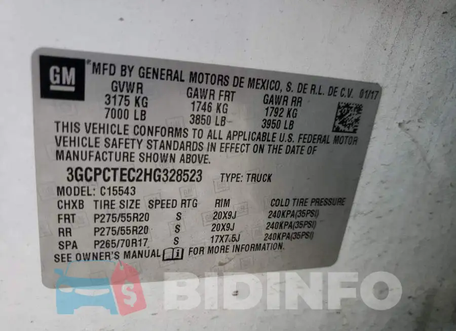 3GCPCTEC2HG328523 Photo# 12