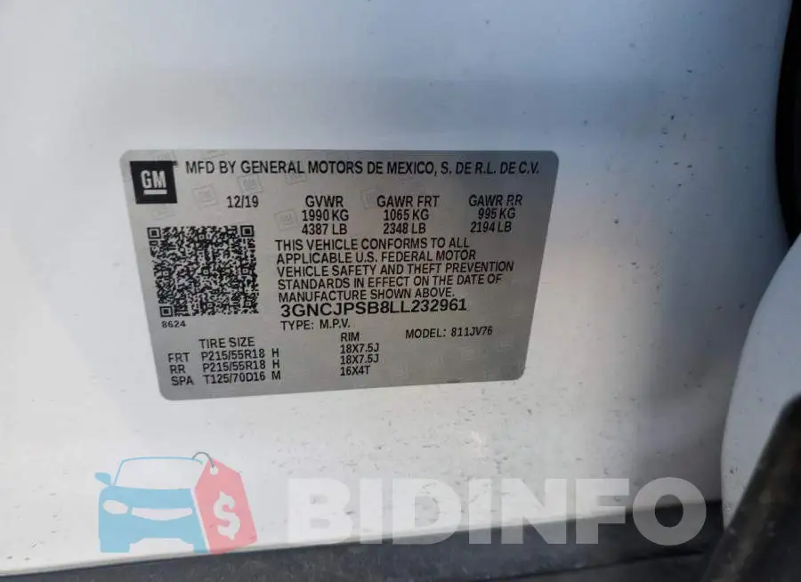 3GNCJPSB8LL232961 Photo# 13