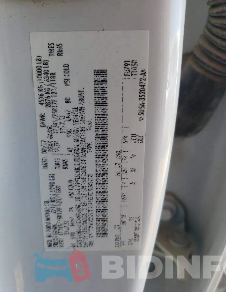 1FT7W2BTXHEE56022 Photo# 12