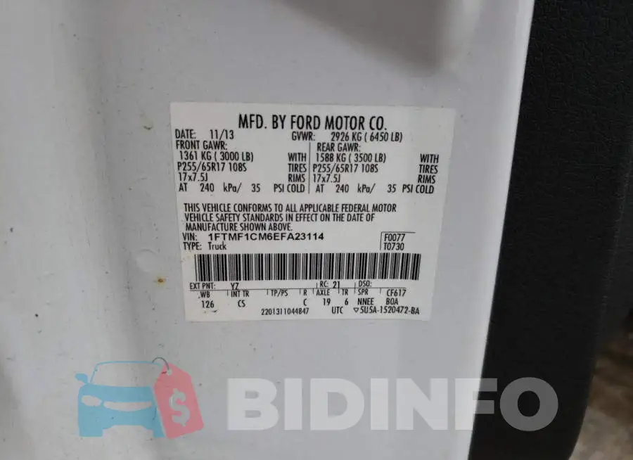 1FTMF1CM6EFA23114 Photo# 12