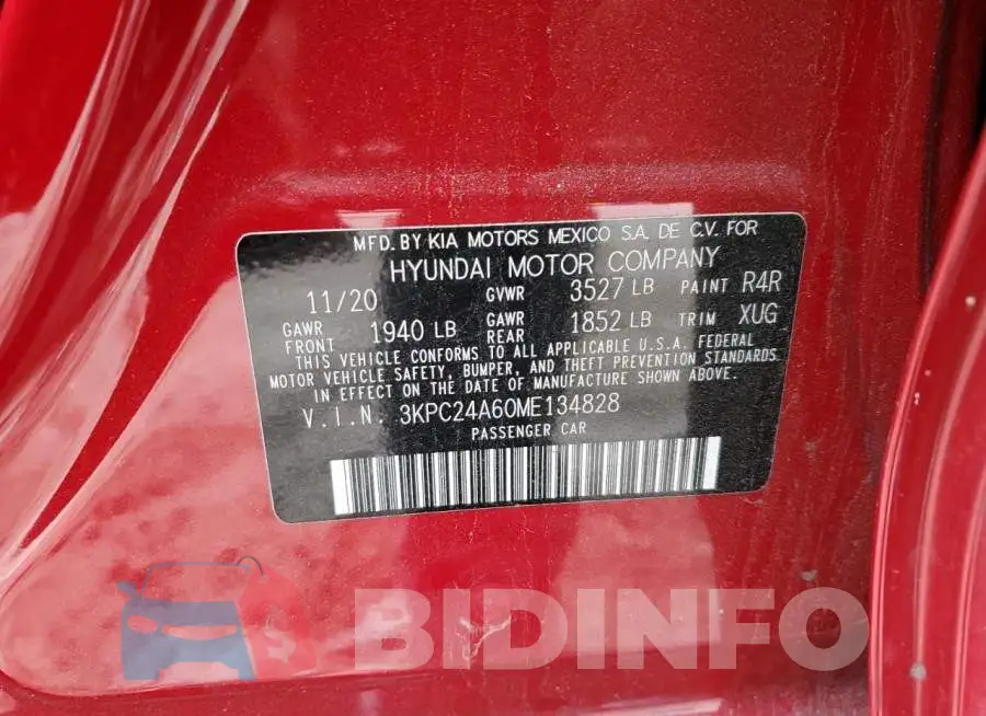 3KPC24A60ME134828 Photo# 12