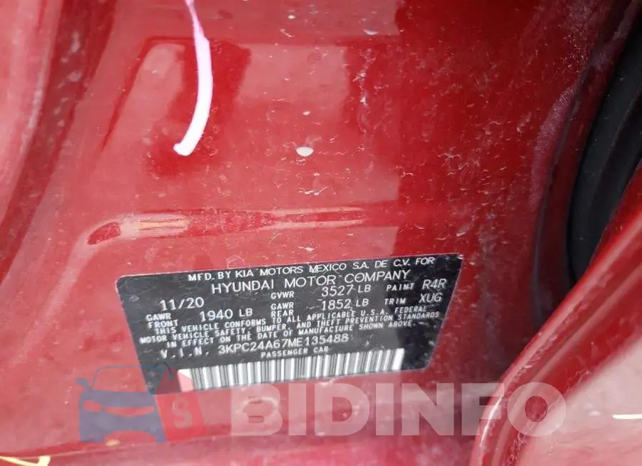3KPC24A67ME135488 Photo# 12