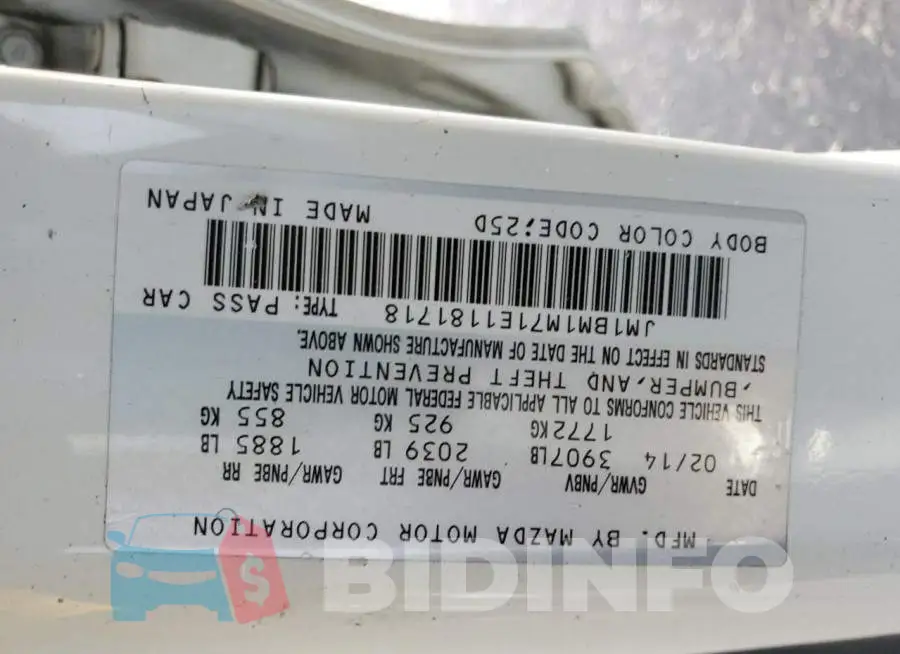 JM1BM1M71E1181718 Photo# 10