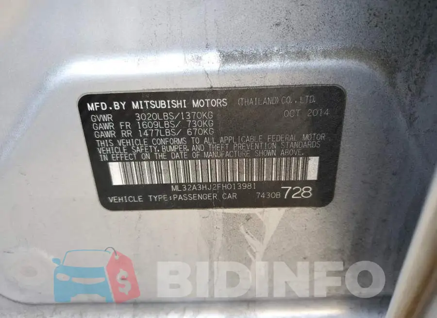 ML32A3HJ2FH013981 Photo# 12