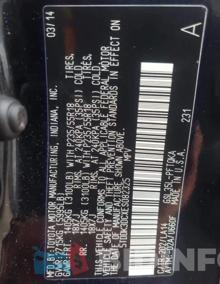 5TDDK3DCXES082325 Photo# 13