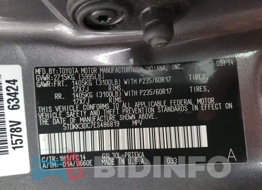 5TDKK3DC7ES486819 Photo# 13