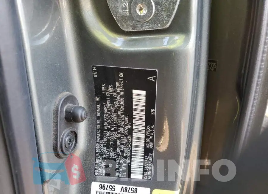 5TDYK3DCXES452335 Photo# 13