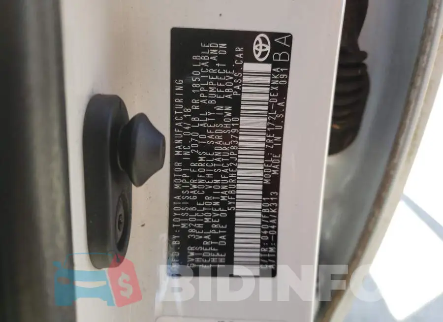 5YFBURHE2JP837910 Photo# 12