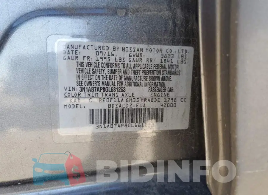3N1AB7AP8GL681253 Photo# 12