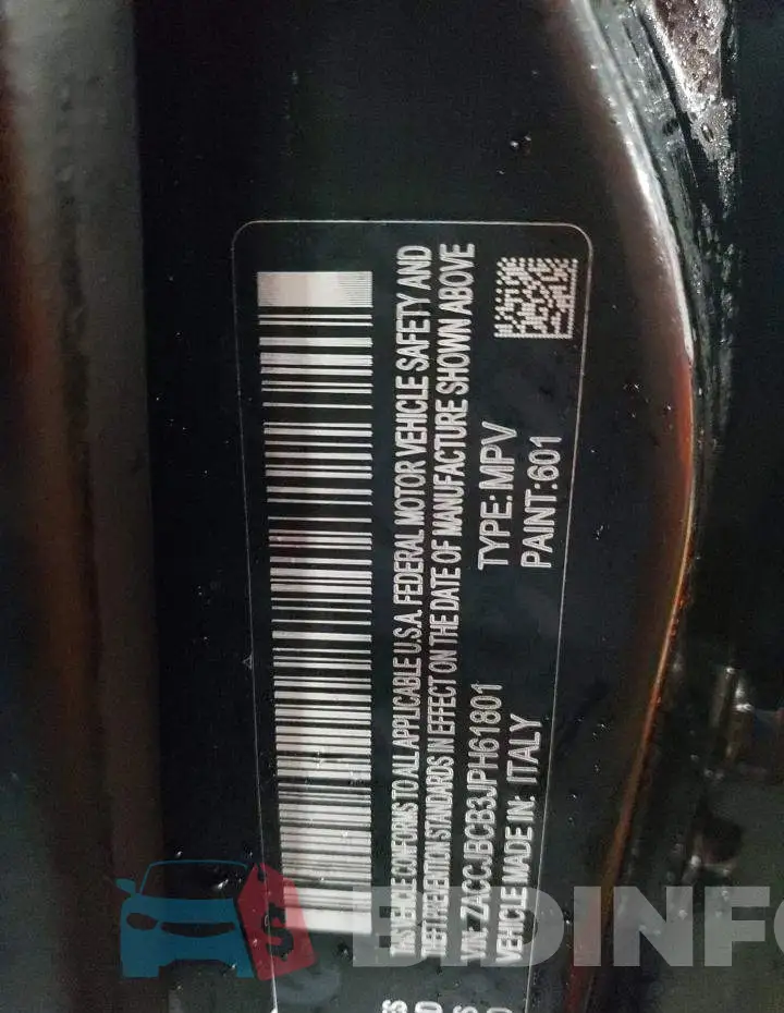 ZACCJBCB3JPH61801 Photo# 13