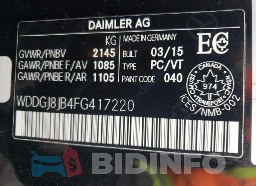 WDDGJ8JB4FG417220 Photo# 12
