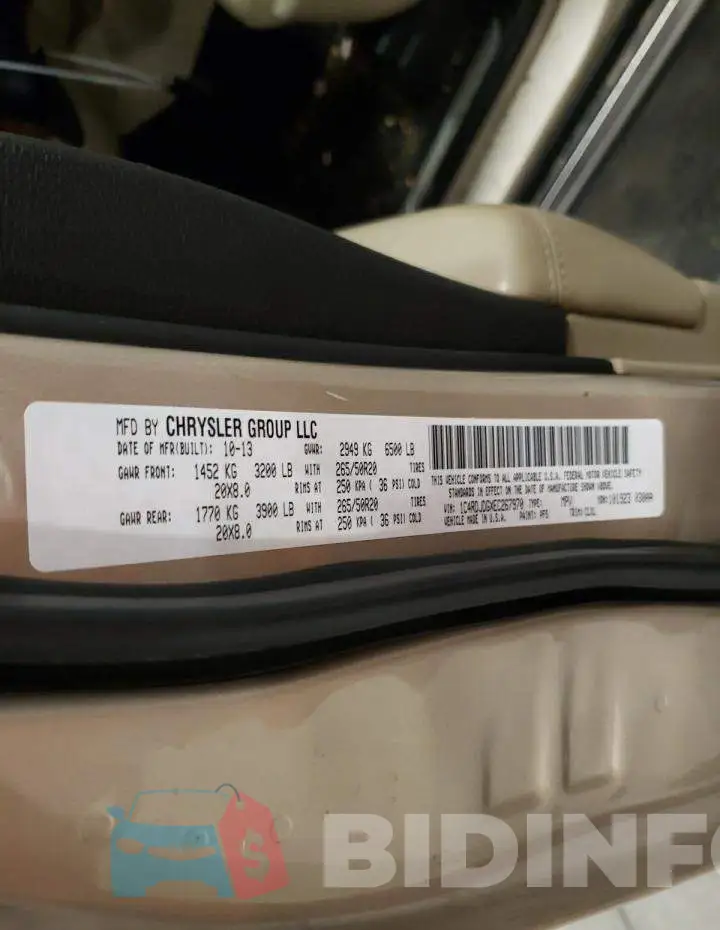 1C4RDJDGXEC267970 Photo# 13