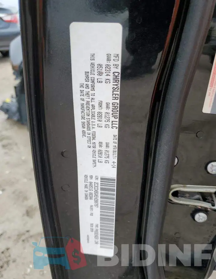 2C3CDXBG0EH280787 Photo# 13
