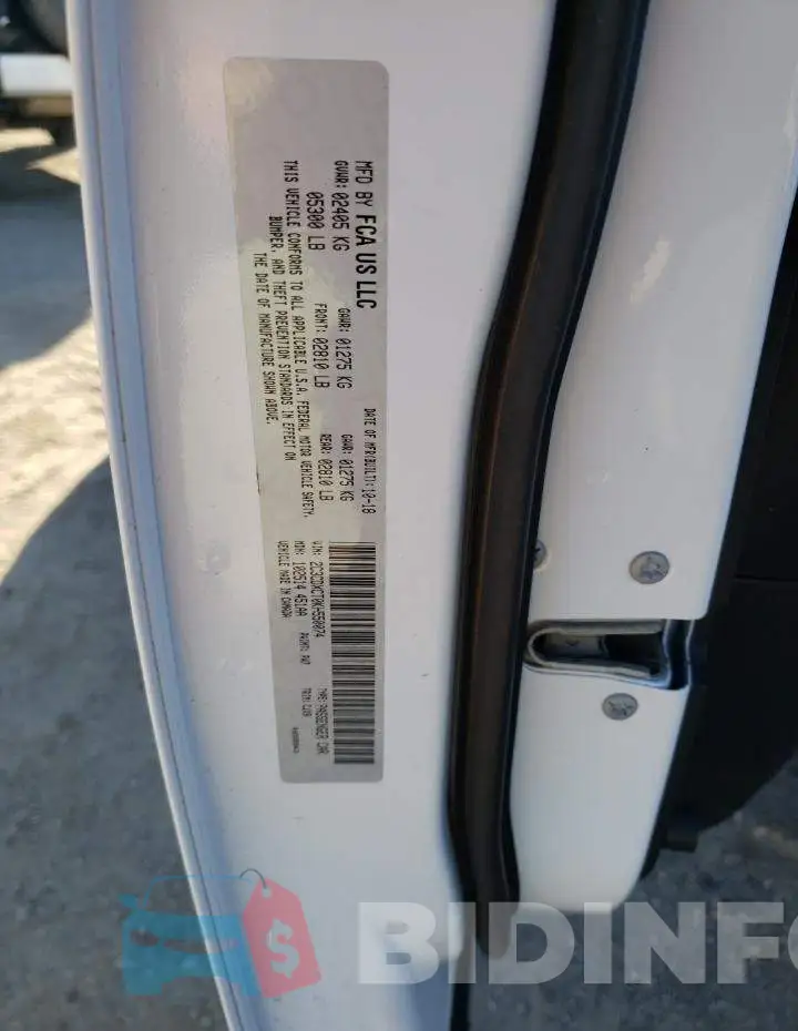 2C3CDXCT0KH550074 Photo# 12