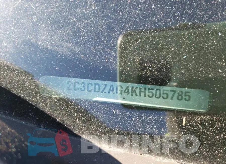 2C3CDZAG4KH505785 Photo# 10